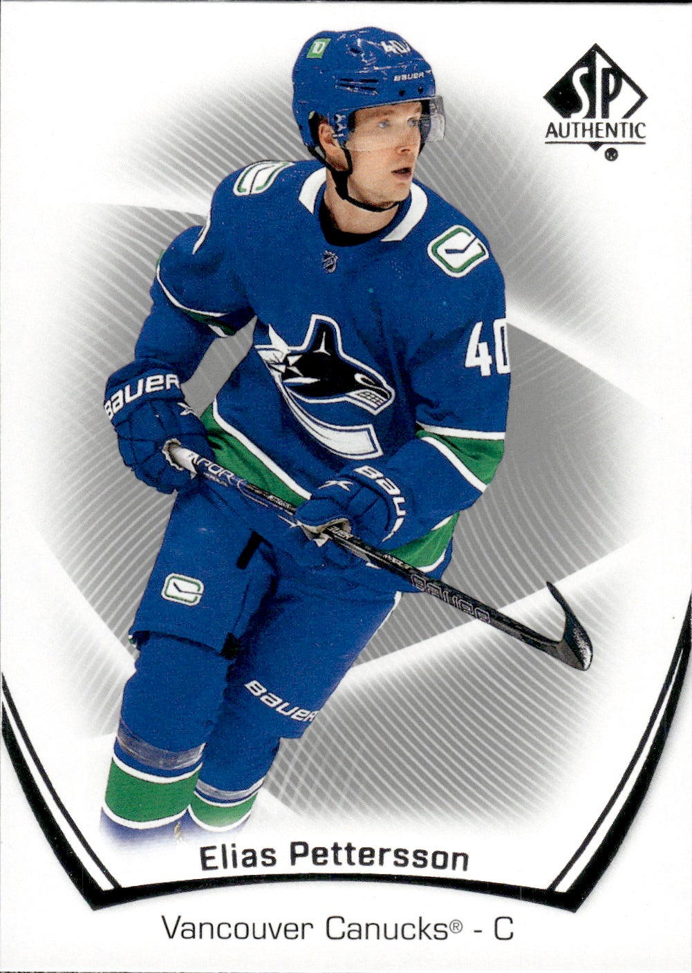 2021-22 Upper Deck SP Authentic Hockey #96 Elias Pettersson - Vancouver Canucks