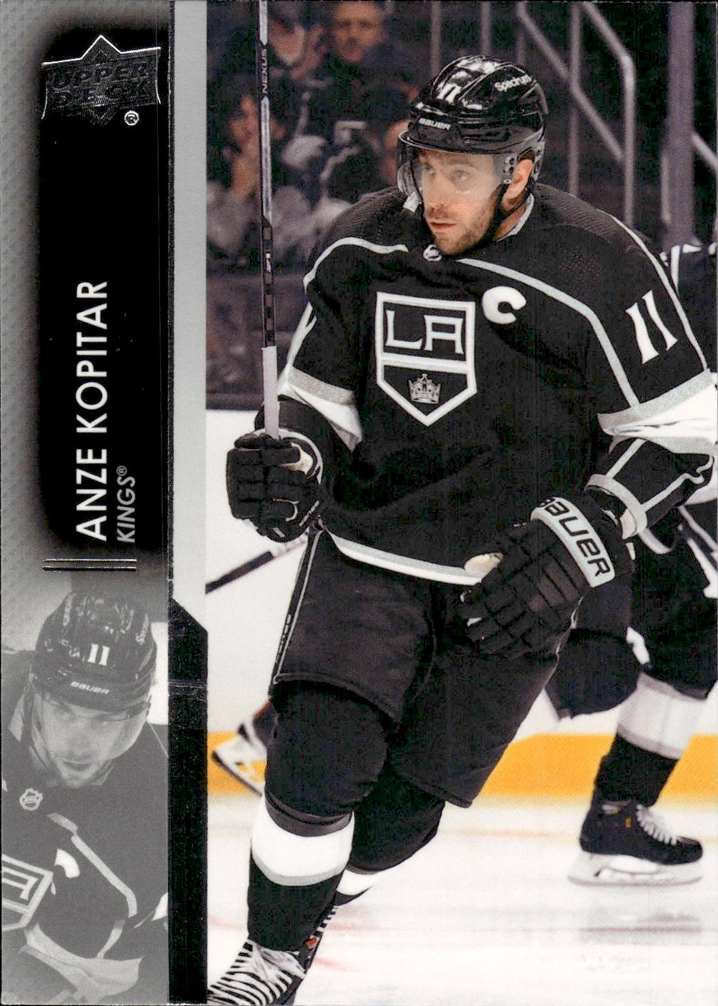 2021-22 Upper Deck Series 2 Hockey - Base #335 Anze Kopitar - Los Angeles Kings