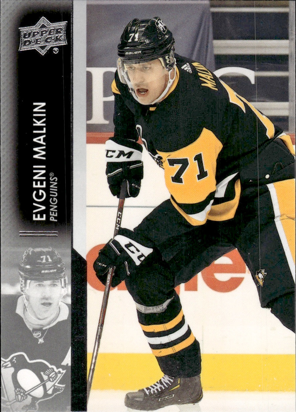 2021-22 Upper Deck Series 2 Hockey - Base #389 Evgeni Malkin - Pittsburgh Penguins