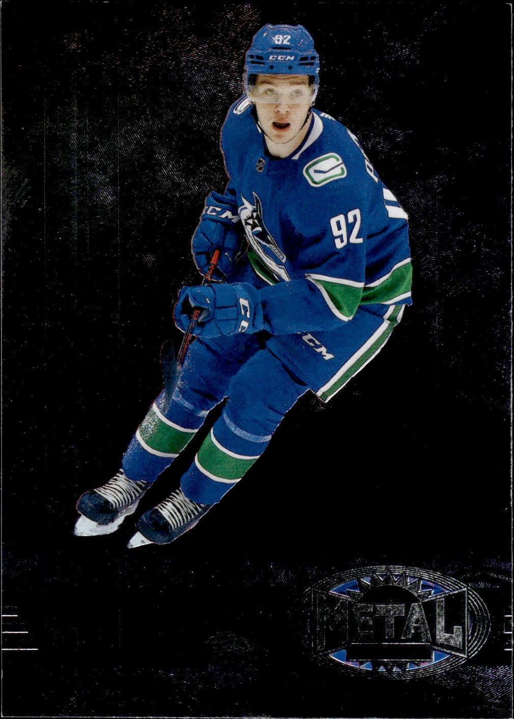 2021-22 Upper Deck Skybox Metal Universe Hockey 1997-98 Retro Rookie #R-18 Vasily Podkolzin - Vancouver Canucks