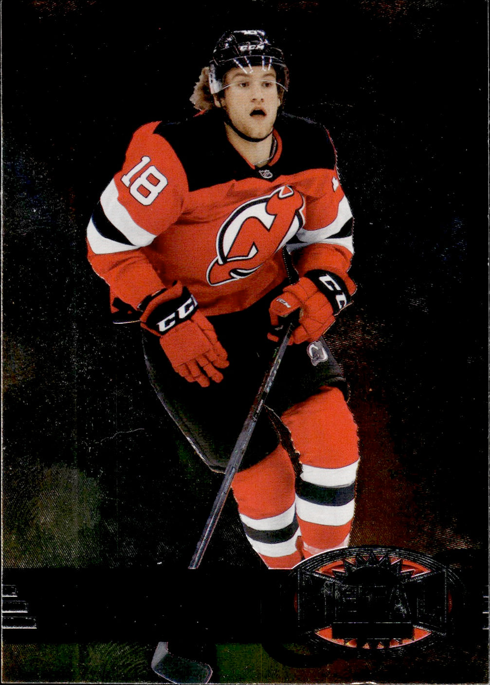 2021-22 Upper Deck Skybox Metal Universe Hockey 1997-98 Retro Rookie #R-36 Dawson Mercer - New Jersey Devils