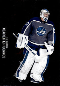 2021-22 Upper Deck Skybox Metal Universe Hockey Alt Jersey #104 Connor Hellebuyck - Winnipeg Jets