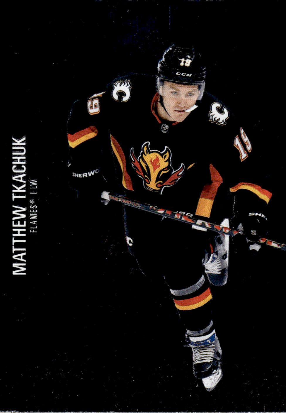 2021-22 Upper Deck Skybox Metal Universe Hockey Alt Jersey #105 Matthew Tkachuk - Calgary Flames