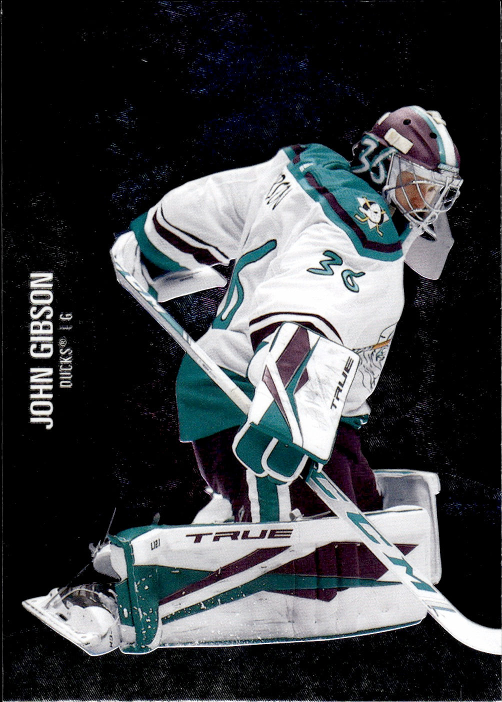 2021-22 Upper Deck Skybox Metal Universe Hockey Alt Jersey #106 John Gibson - Anaheim Ducks