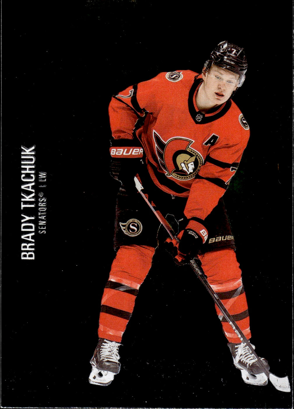 2021-22 Upper Deck Skybox Metal Universe Hockey Alt Jersey #115 Brady Tkachuk - Ottawa Senators