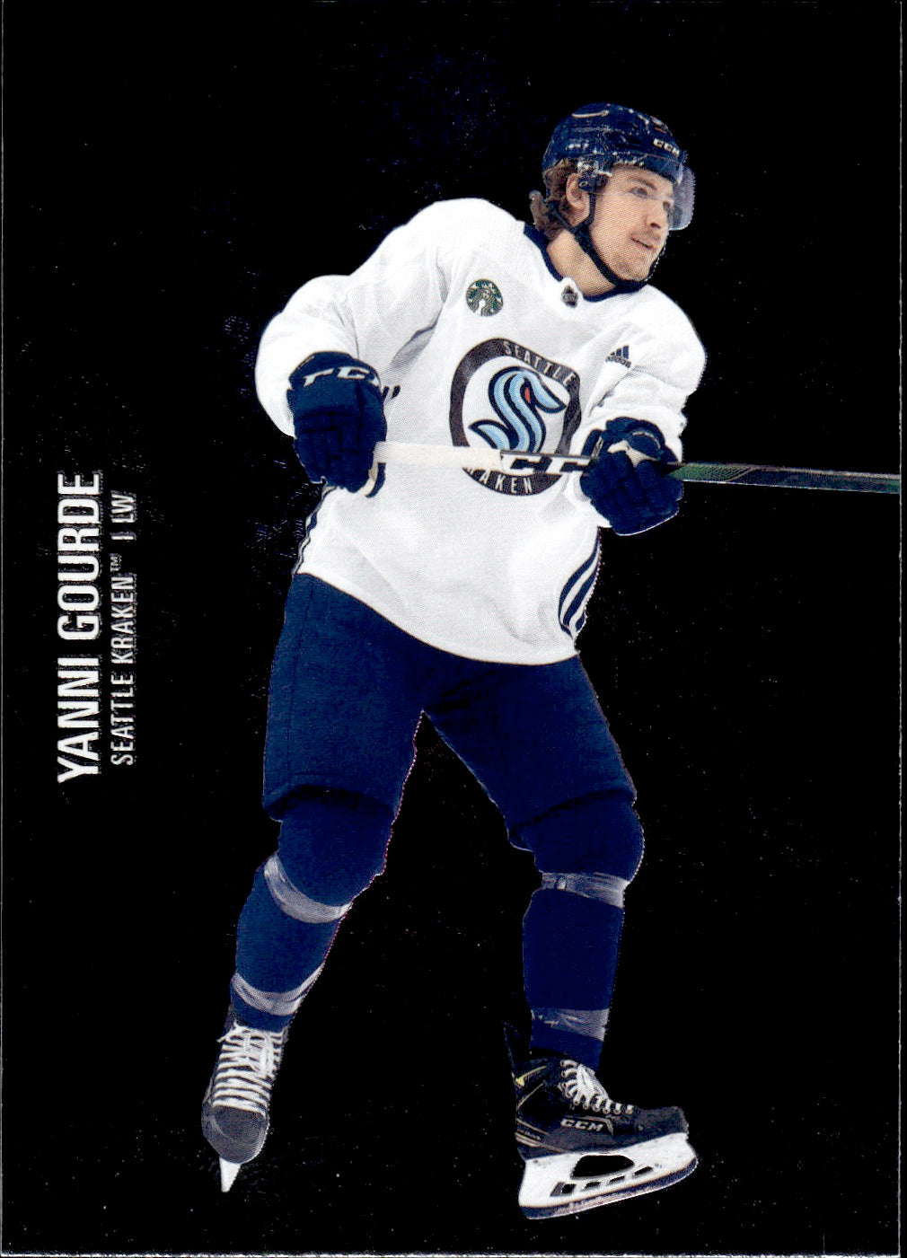 2021-22 Upper Deck Skybox Metal Universe Hockey Alt Jersey #117 Yanni Gourde - Seattle Kraken