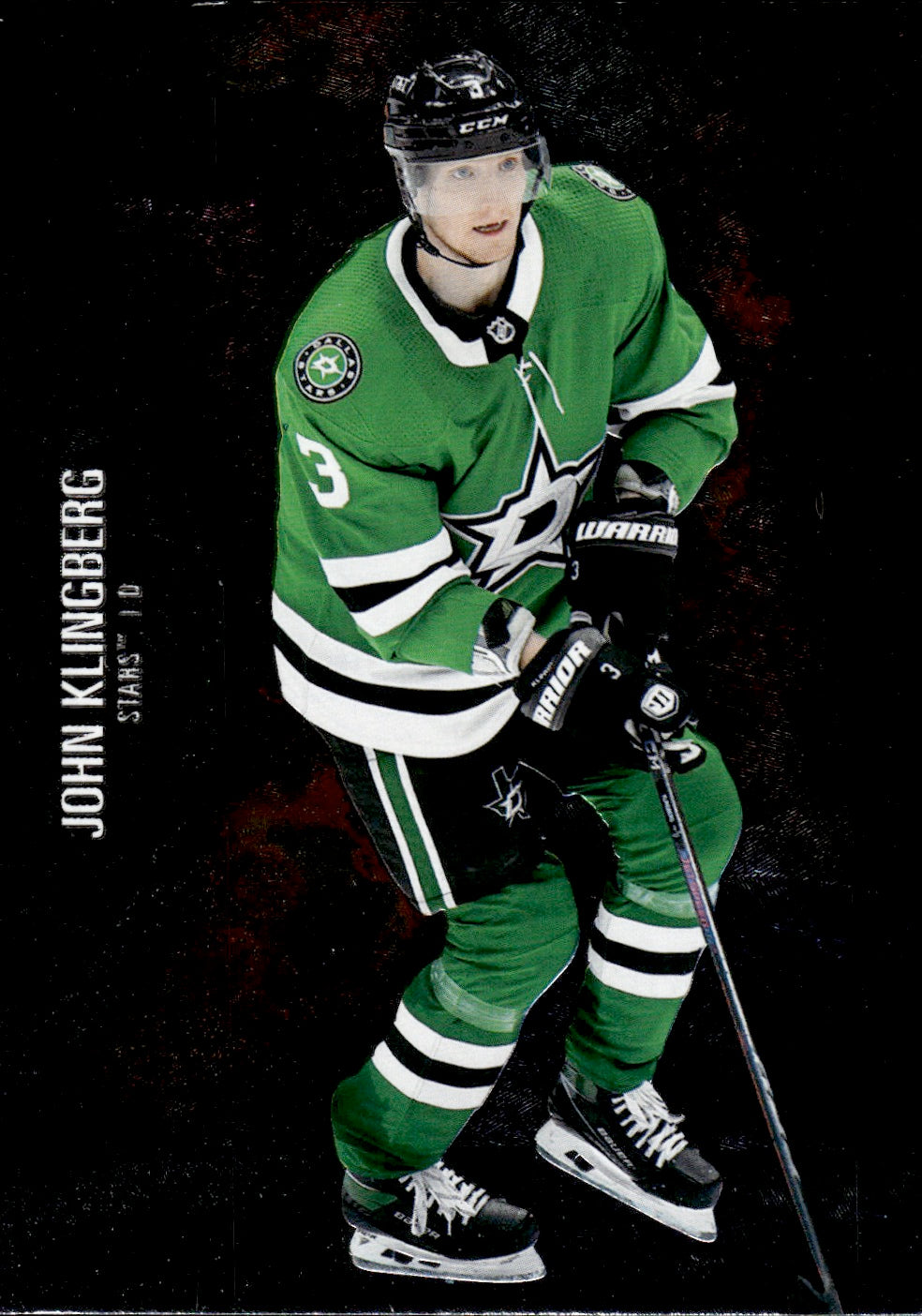 2021-22 Upper Deck Skybox Metal Universe Hockey Base #24 John Klingberg - Dallas Stars