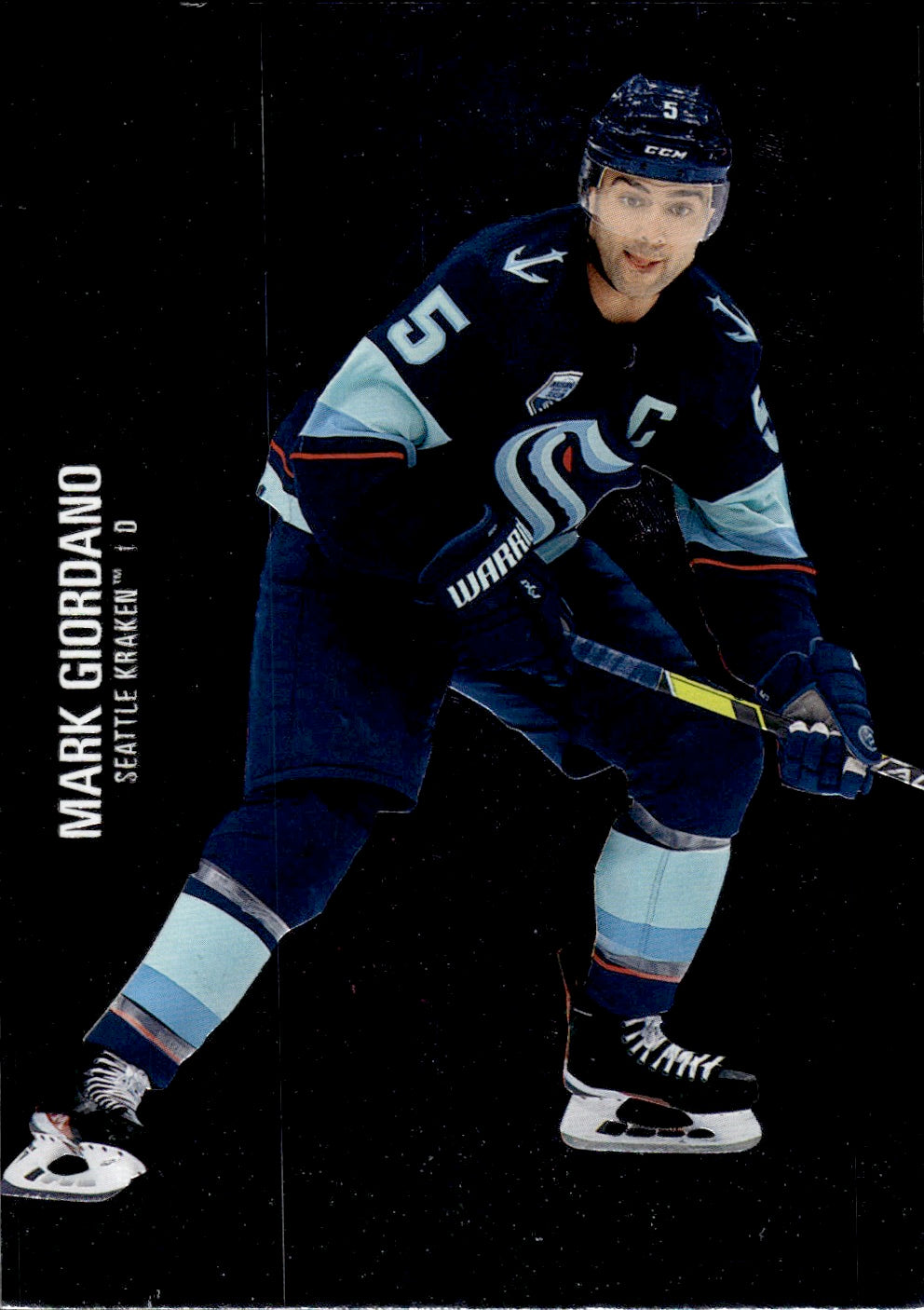 2021-22 Upper Deck Skybox Metal Universe Hockey Base #34 Mark Giordano - Seattle Kraken