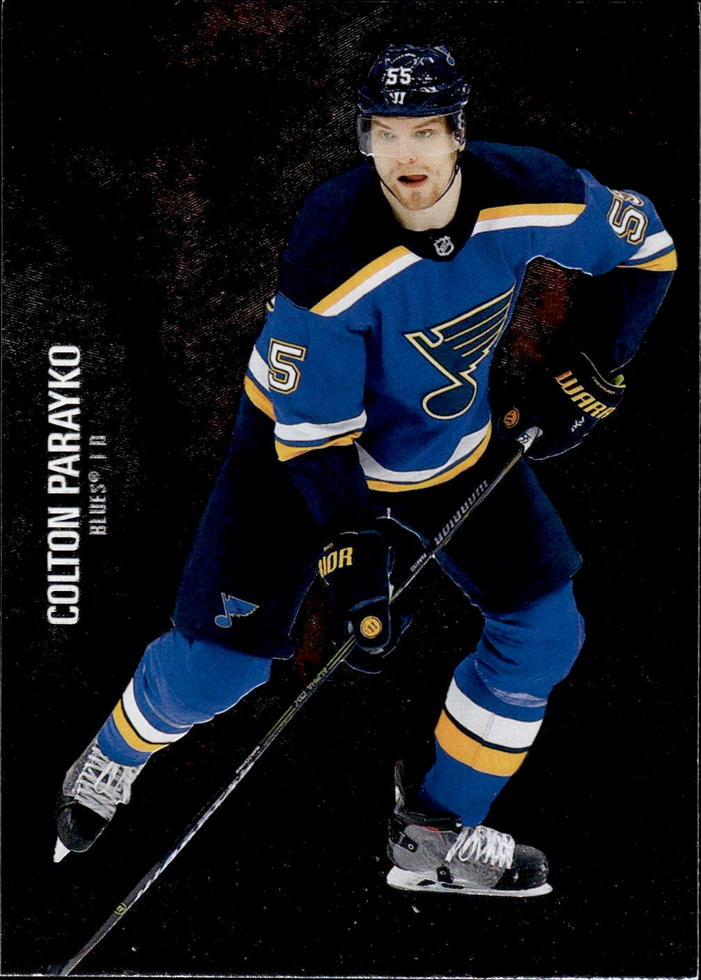 2021-22 Upper Deck Skybox Metal Universe Hockey Base #56 Colton Parayko - St. Louis Blues