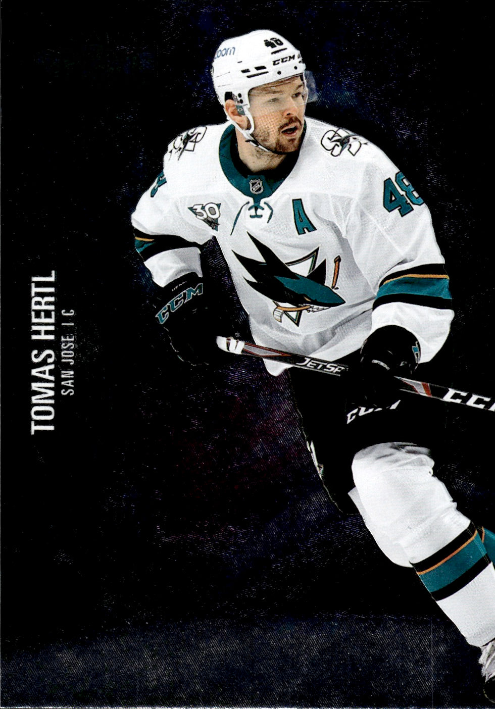 2021-22 Upper Deck Skybox Metal Universe Hockey Base #69 Tomas Hertl - San Jose Sharks