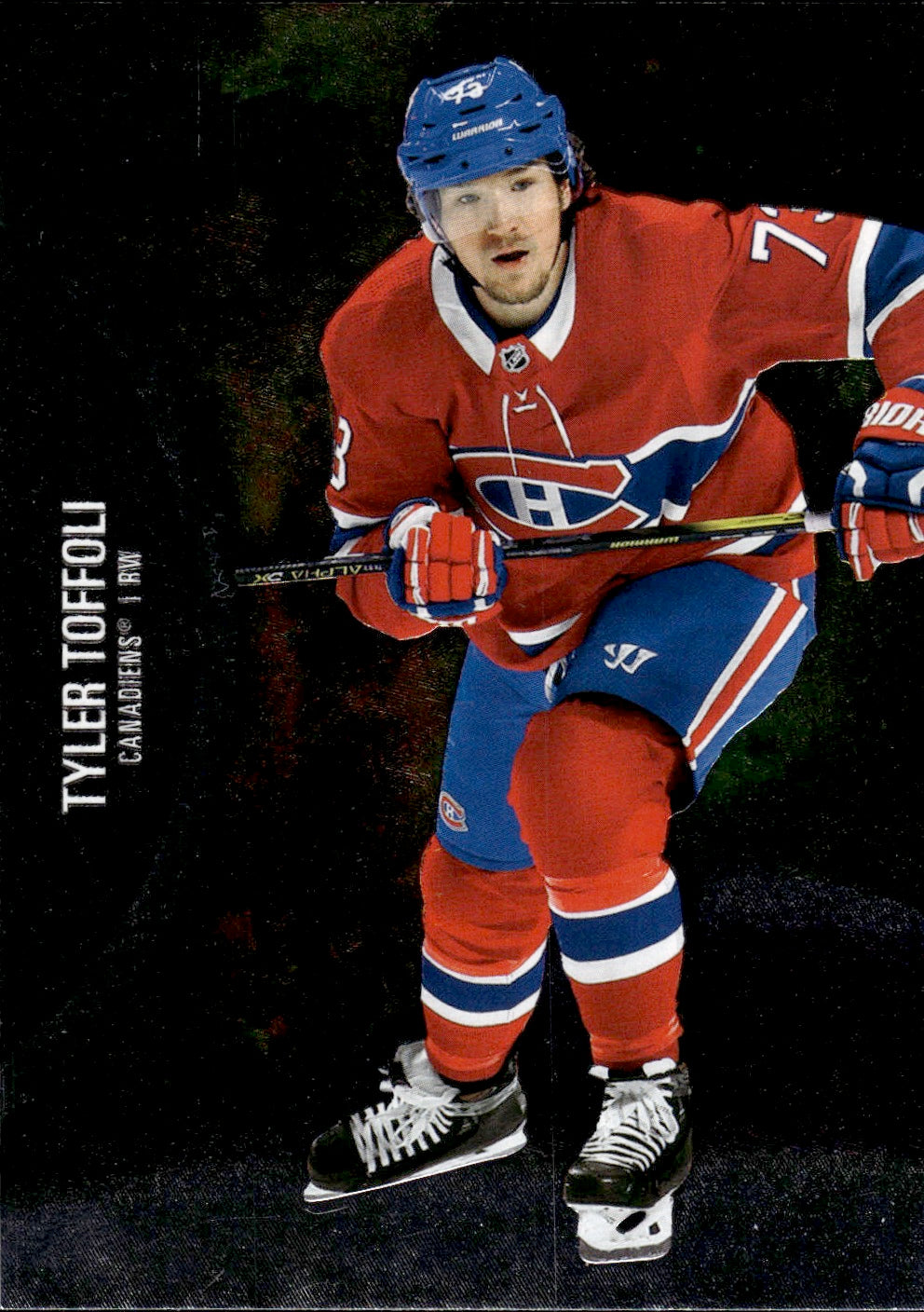 2021-22 Upper Deck Skybox Metal Universe Hockey Base #78 Tyler Toffoli - Montreal Canadiens