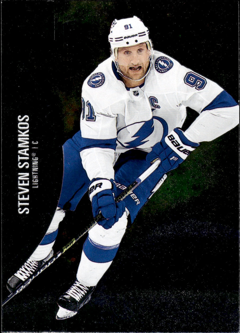 2021-22 Upper Deck Skybox Metal Universe Hockey Base #79 Steven Stamkos - Tampa Bay Lightning