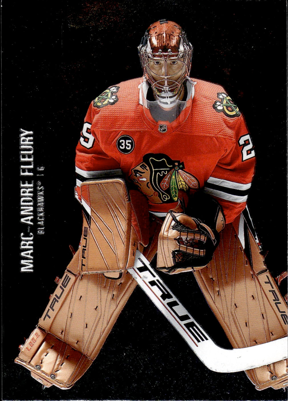 2021-22 Upper Deck Skybox Metal Universe Hockey Base #90 Marc-Andre Fleury - Chicago Blackhawks