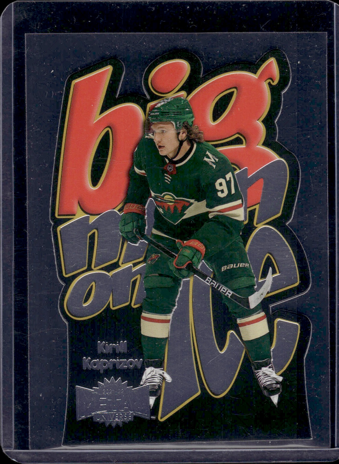 2021-22 Upper Deck Skybox Metal Universe Hockey Big Man On Ice #BM-19 Kirill Kaprizov - Minnesota Wild