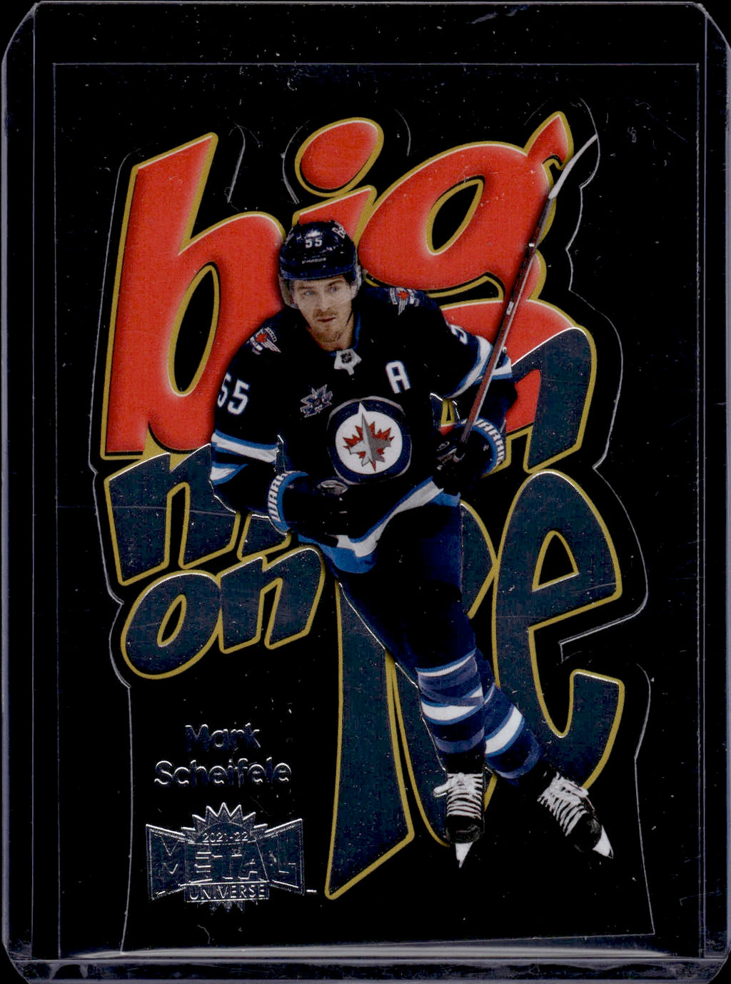 2021-22 Upper Deck Skybox Metal Universe Hockey Big Man On Ice #BM-24 Mark Scheifele - Winnipeg Jets