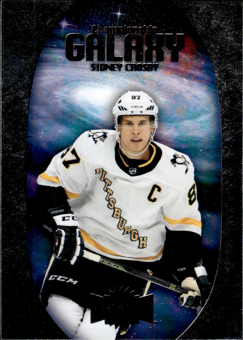 2021-22 Upper Deck Skybox Metal Universe Hockey Championship Galaxy #CG-1 Sidney Crosby - Pittsburgh Penguins