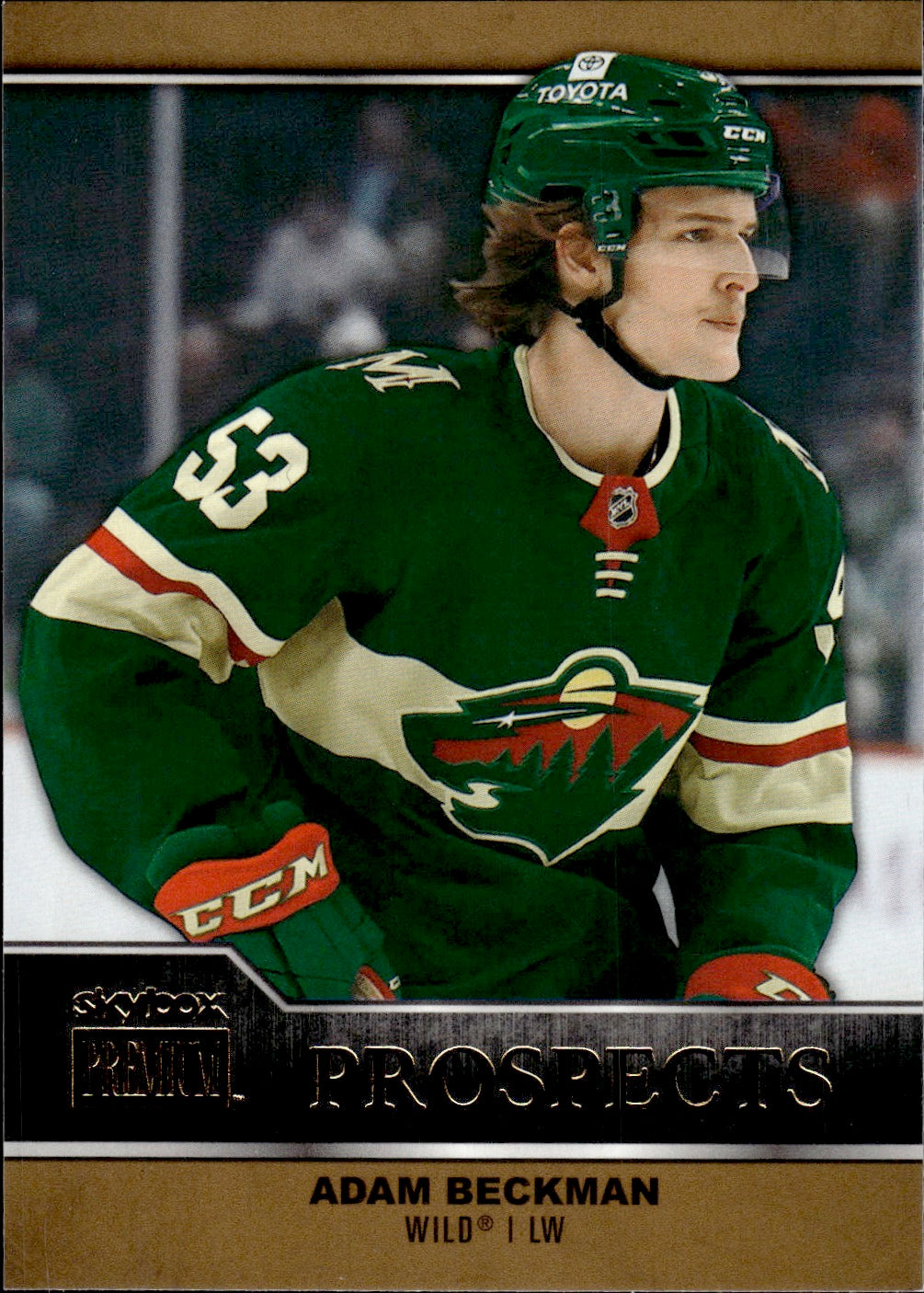 2021-22 Upper Deck Skybox Metal Universe Hockey Premium Prospects #PP-24 Adam Beckman - Minnesota Wild