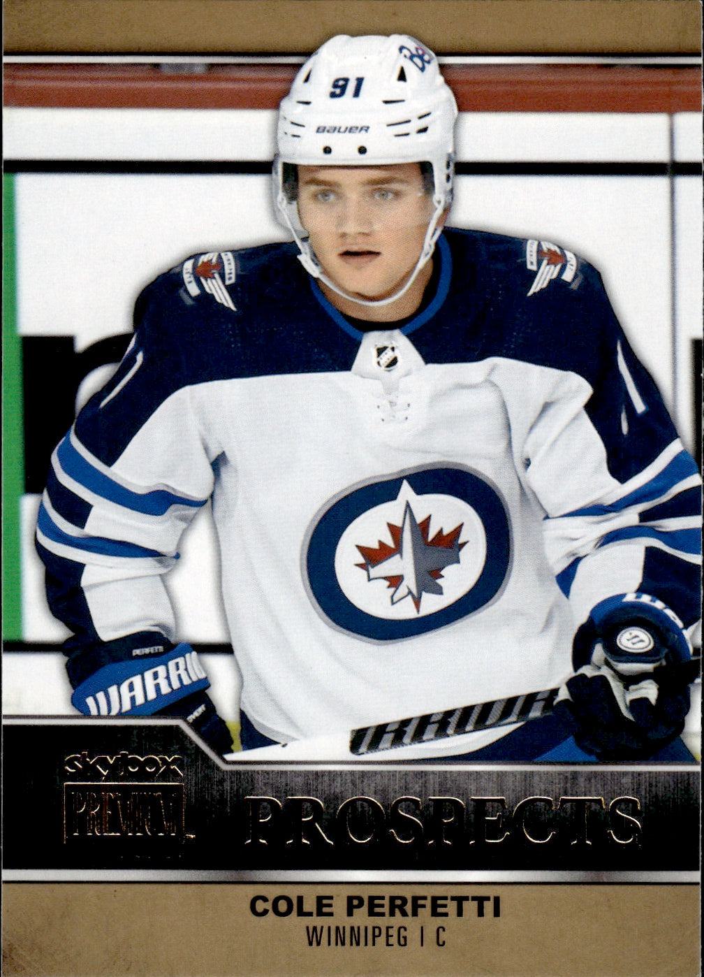 2021-22 Upper Deck Skybox Metal Universe Hockey Premium Prospects #PP-26 Cole Perfetti - Winnipeg Jets