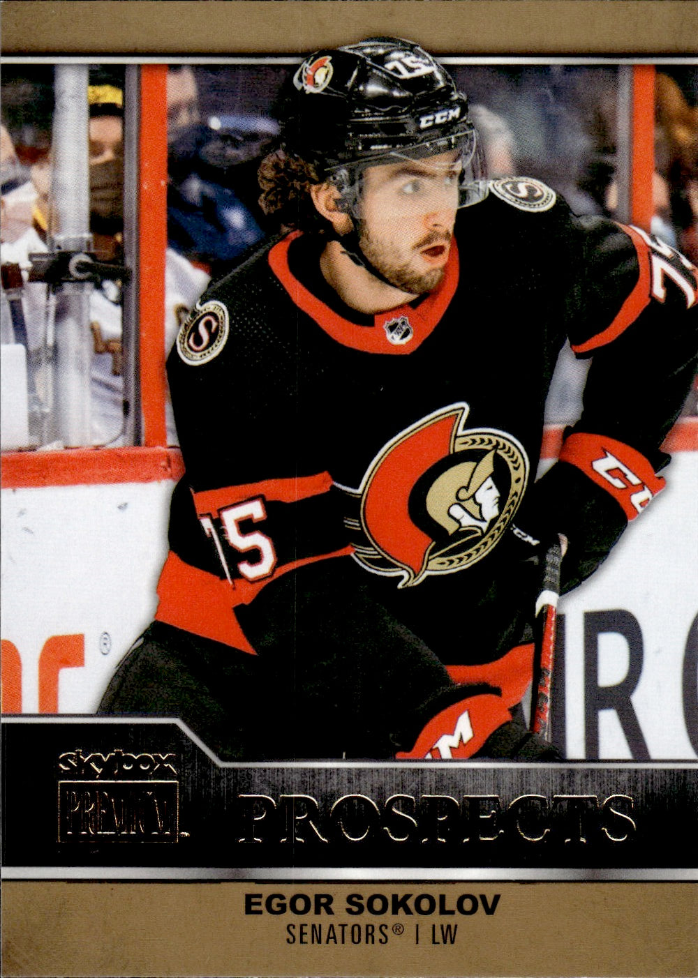 2021-22 Upper Deck Skybox Metal Universe Hockey Premium Prospects #PP-43 Egor Sokolov - Ottawa Senators