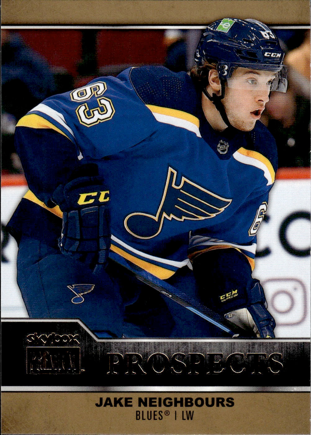 2021-22 Upper Deck Skybox Metal Universe Hockey Premium Prospects #PP-49 Jake Neighbours - St. Louis Blues