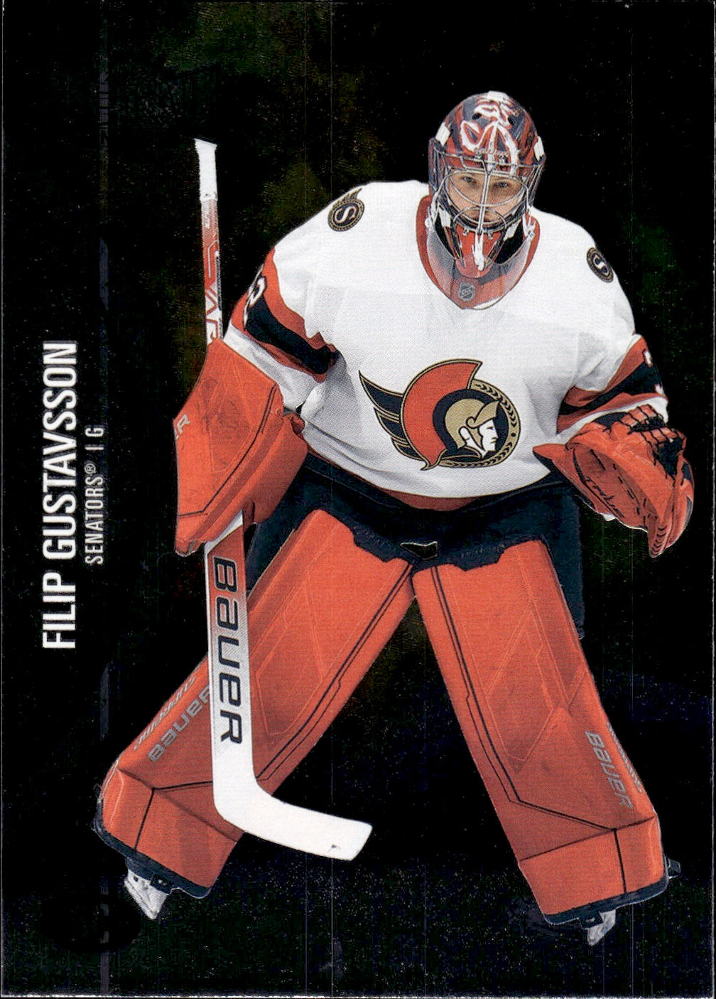 2021-22 Upper Deck Skybox Metal Universe Hockey Rookies #159 Filip Gustavsson - Ottawa Senators