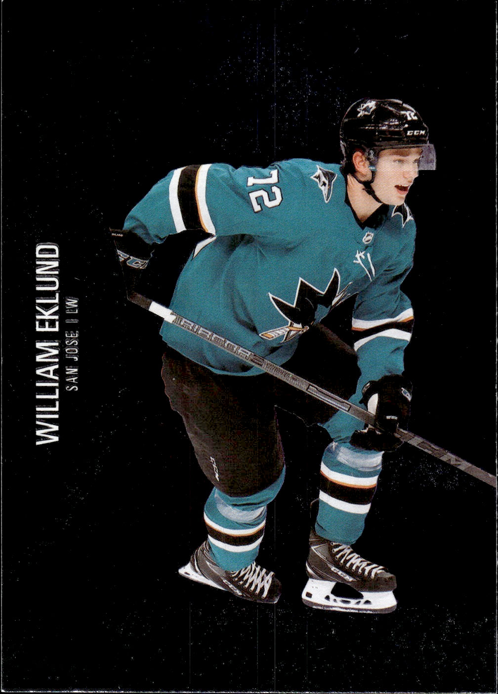 2021-22 Upper Deck Skybox Metal Universe Hockey Rookies #165 William Eklund - San Jose Sharks