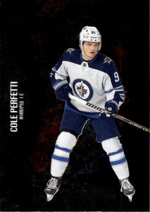 2021-22 Upper Deck Skybox Metal Universe Hockey Rookies #183 Cole Perfetti - Winnipeg Jets