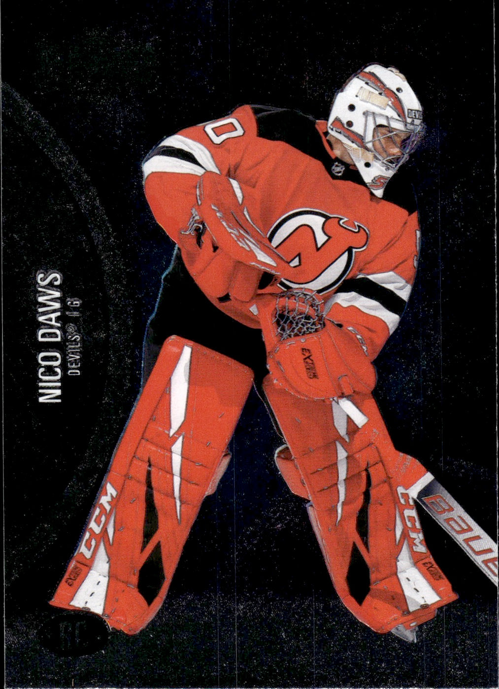 2021-22 Upper Deck Skybox Metal Universe Hockey Rookies #184 Nico Daws - New Jersey Devils