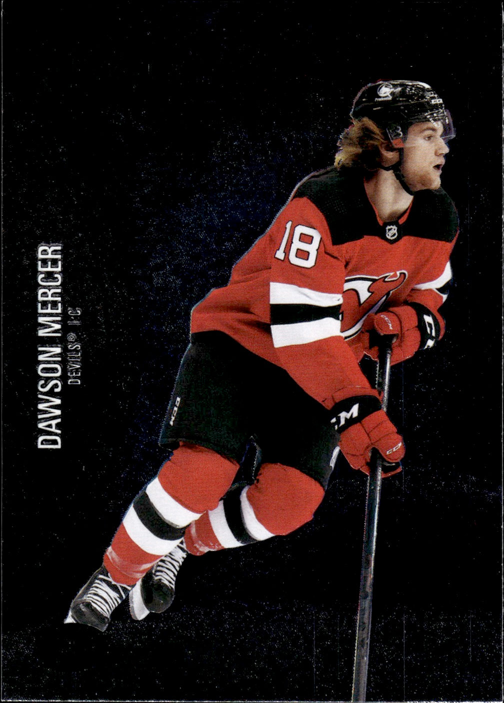 2021-22 Upper Deck Skybox Metal Universe Hockey Rookies #188 Dawson Mercer - New Jersey Devils