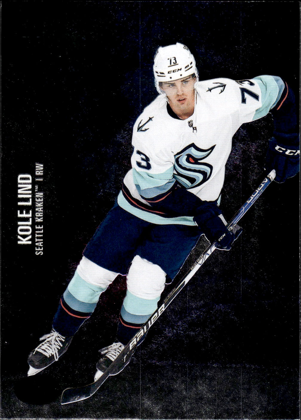 2021-22 Upper Deck Skybox Metal Universe Hockey Rookies #193 Kole Lind - Seattle Kraken