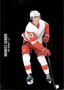 2021-22 Upper Deck Skybox Metal Universe Hockey Rookies #195 Moritz Seider - Detroit Red Wings