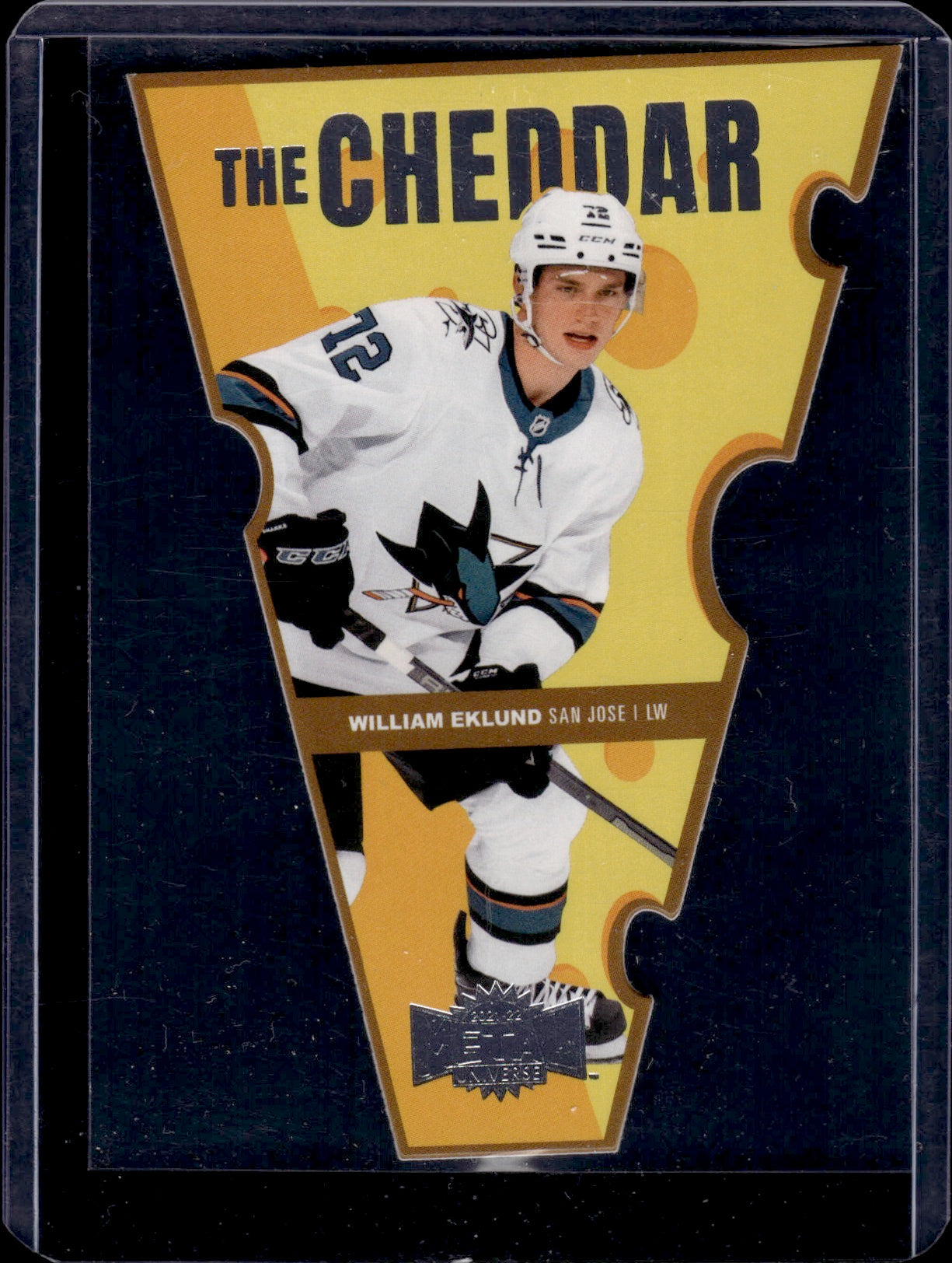 2021-22 Upper Deck Skybox Metal Universe Hockey The Cheddar #TC-29 William Eklund - San Jose Sharks