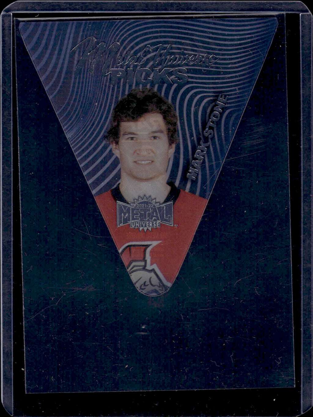 2021-22 Upper Deck Skybox Metal Universe Metal Picks Acetate #P-8 Mark Stone - Ottawa Senators