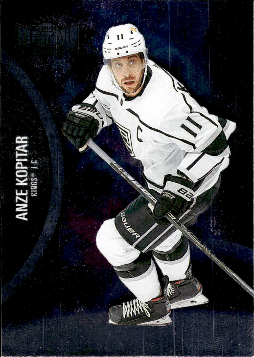 2021-22 Upper Deck Skybox Metal Universe #13 Anze Kopitar - Los Angeles Kings