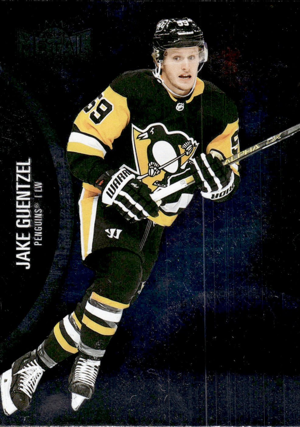 2021-22 Upper Deck Skybox Metal Universe #74 Jake Guentzel - Pittsburgh Penguins