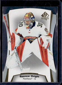 2021-22 Upper Deck Sp Authentic Hockey - Die Cut #DC-16 Spencer Knight - Florida Panthers