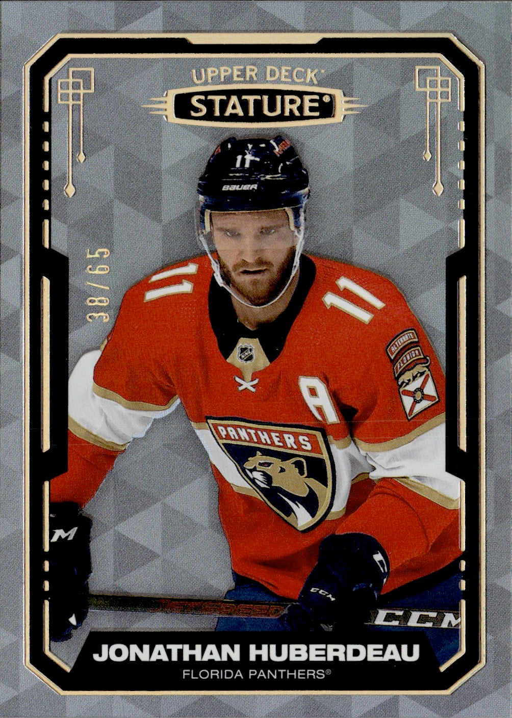 2021-22 Upper Deck Stature - Base /65 #88 Jonathan Huberdeau - Florida Panthers