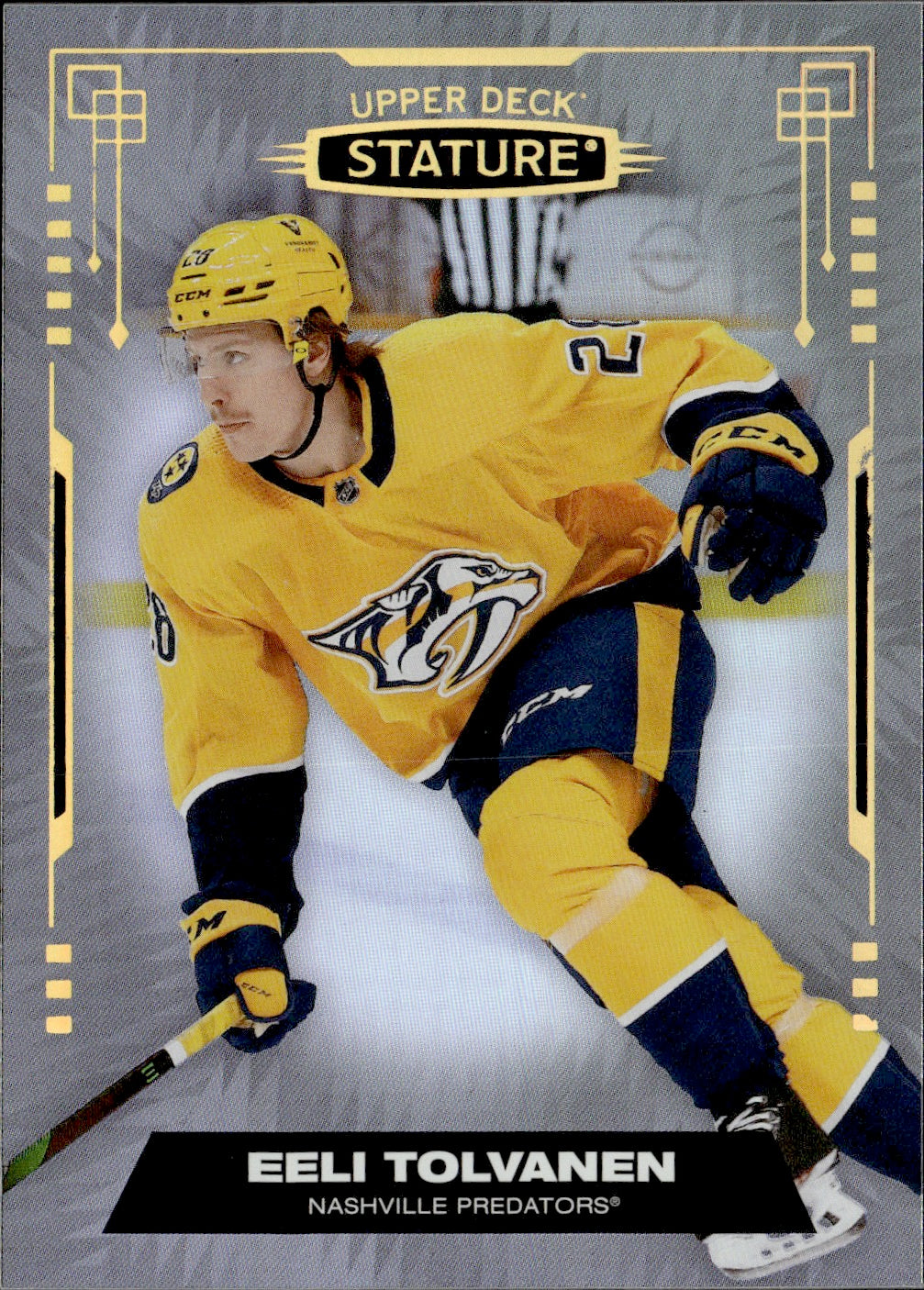 2021-22 Upper Deck Stature - Base #66 Eeli Tolvanen - Nashville Predators