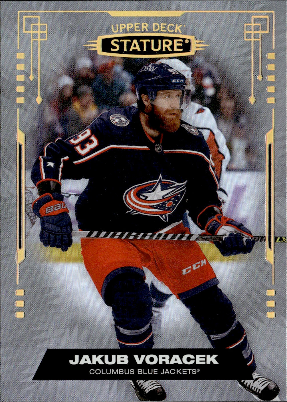 2021-22 Upper Deck Stature - Base #73 Jakub Voracek - Columbus Blue Jackets