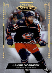 2021-22 Upper Deck Stature - Base #73 Jakub Voracek - Columbus Blue Jackets