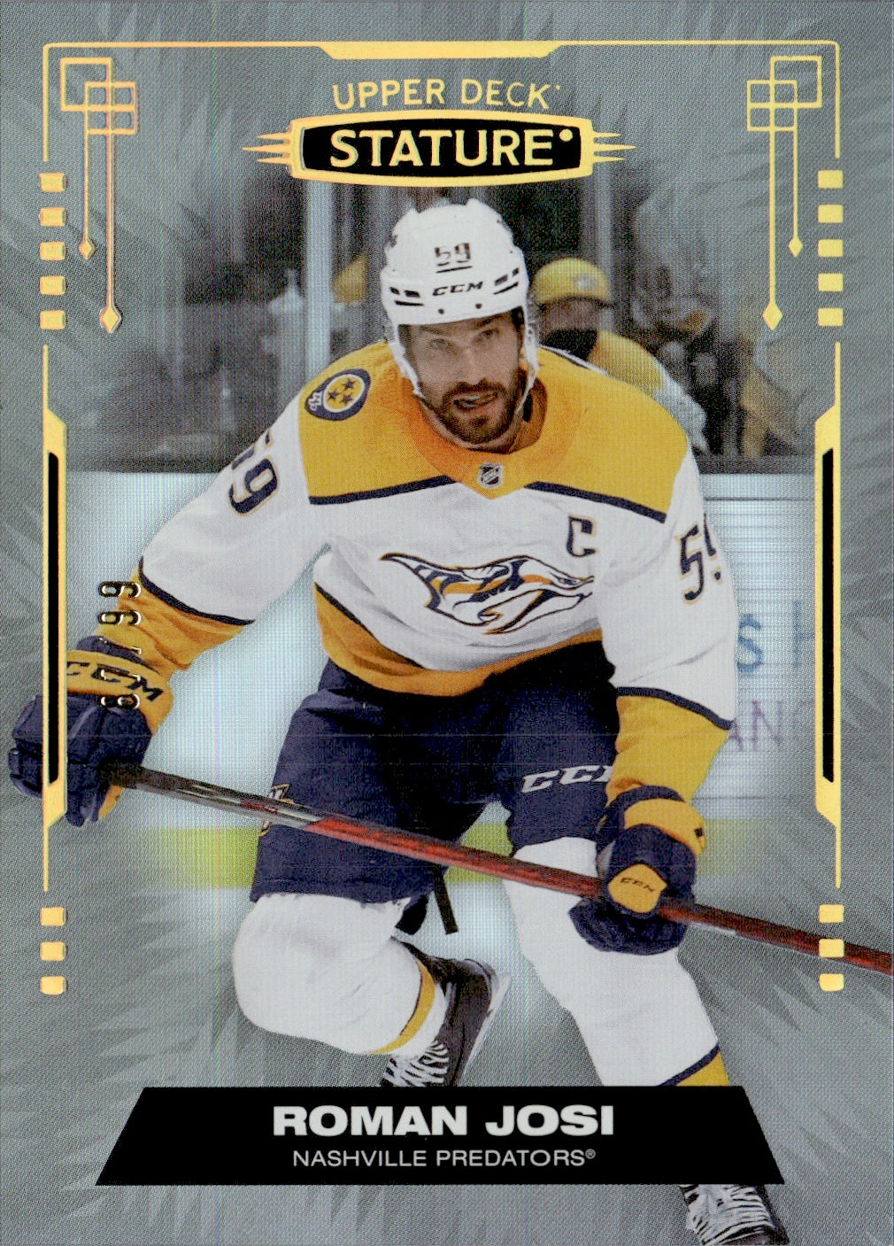 2021-22 Upper Deck Stature - Base /99 #77 Roman Josi - Nashville Predators