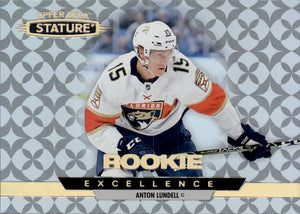 2021-22 Upper Deck Stature - Excellence - Rookie #RE-50 Anton Lundell - Florida Panthers