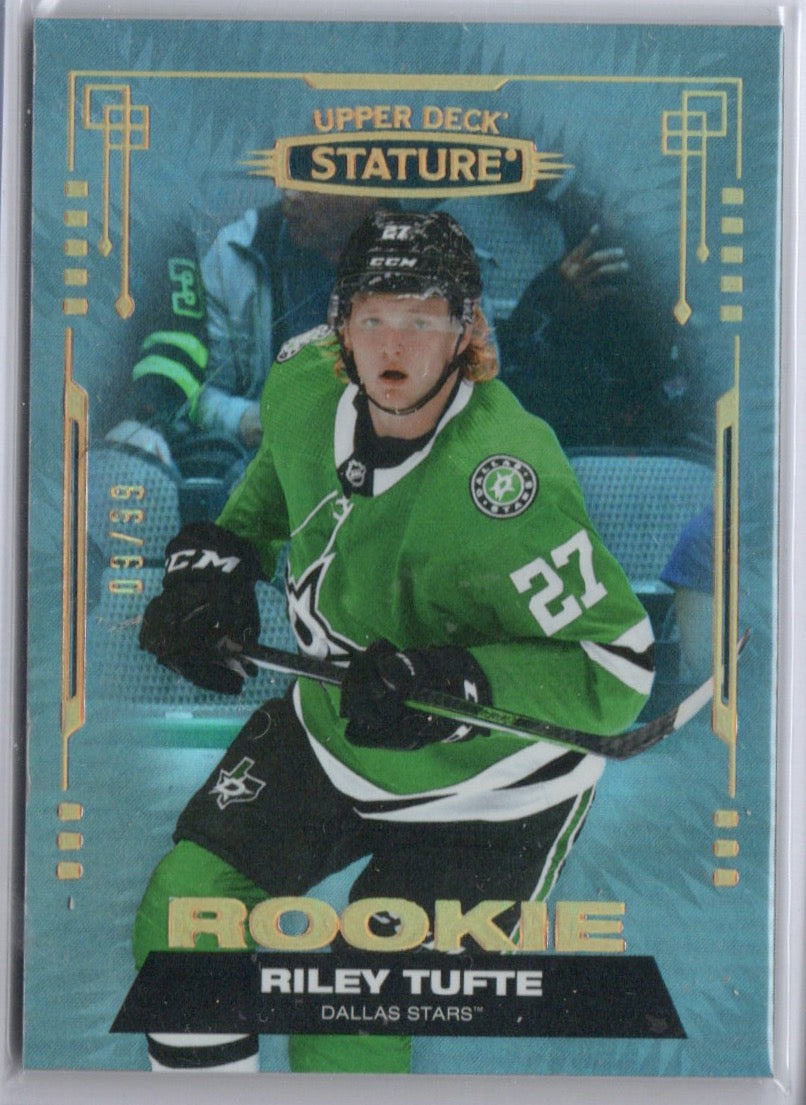 2021-22 Upper Deck Stature Hockey - Base 03/39 #169 Riley Tufte - Dallas Stars