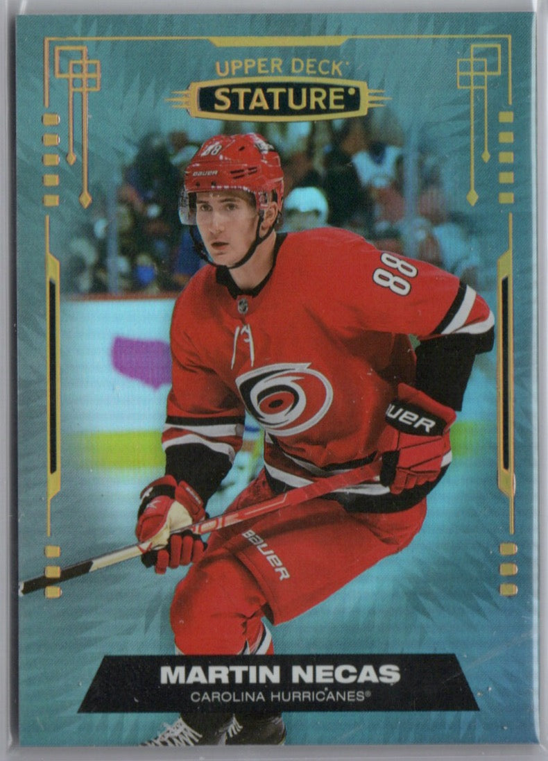 2021-22 Upper Deck Stature Hockey - Base #96 Martin Necas - Carolina Hurricaned