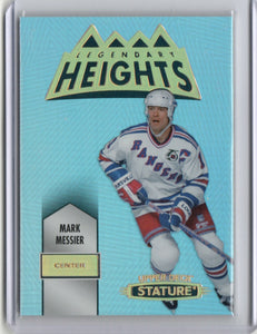 2021-22 Upper Deck Stature Hockey - Legendary Heights #LH-21 Mark Messier - New York Rangers