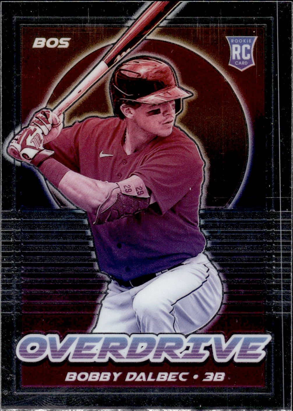 2021 Panini Chronicles Baseball Overdrive #9 Bobby Dalbec - Boston Red Sox