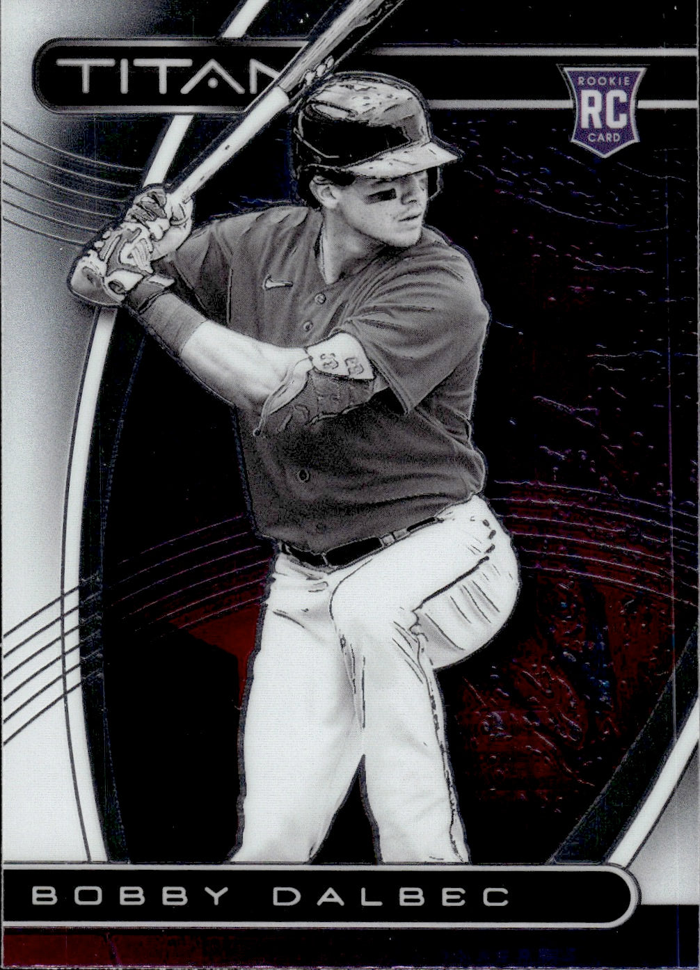 2021 Panini Chronicles Baseball Titan #10 Bobby Dalbec - Boston Red Sox