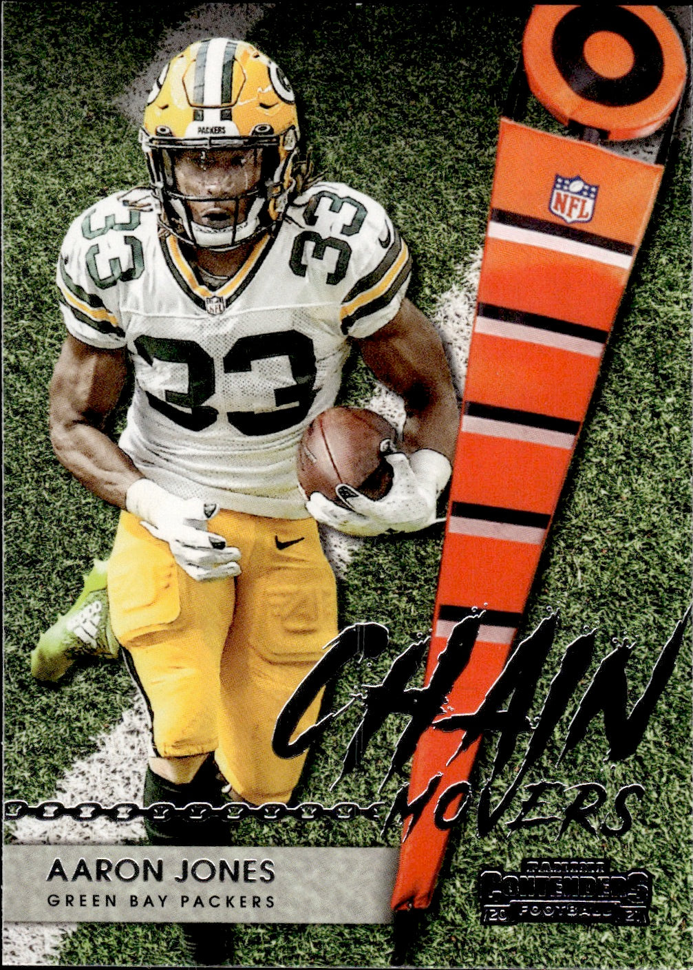 2021 Panini Contenders Football Chain Movers #CM-AJO Aaron Jones - Green Bay Packers