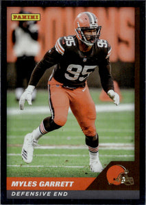 2021 Panini Contenders Football NFL Sticker & Card Collection Silver #61 Myles Garrett - Cleveland Browns