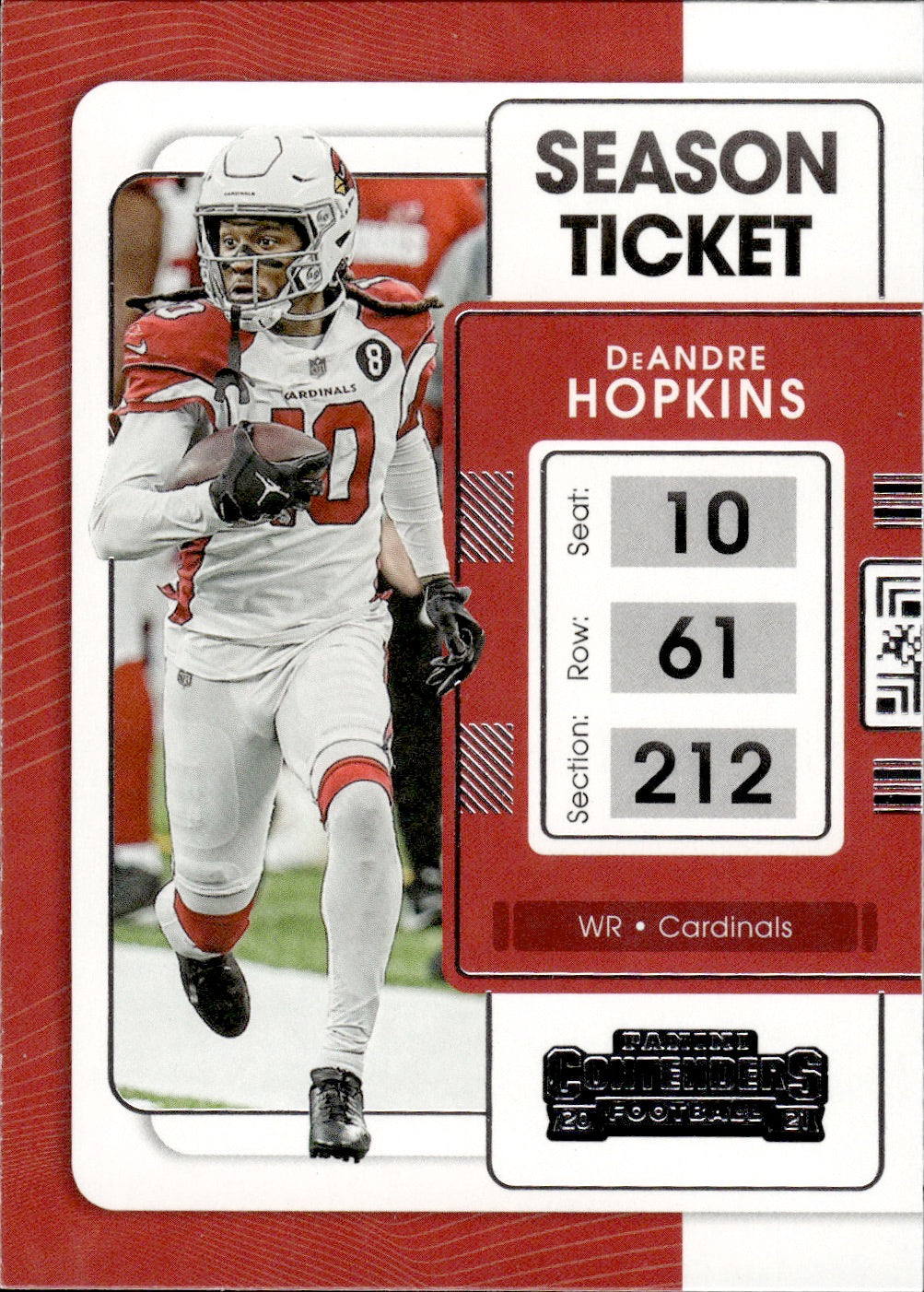 2021 Panini Contenders Football #2 DeAndre Hopkins - Arizona Cardinals